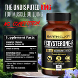 Earth Elixir Ecdysterone – gélules de 900 mg favorisant l'absorption efficace.
