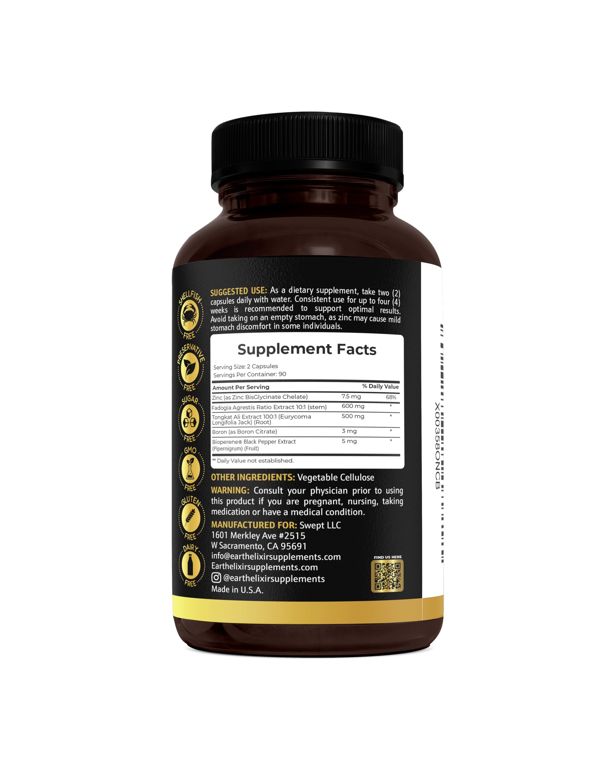 Earth Elixir fabriqué-USA-testé-tiers: performance et fiabilité vérifiables.