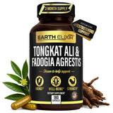 Earth Elixir fadogia-agrestis bouteille: soutien naturel pour endurance et récupération.
