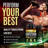 Earth Elixir Turkesterone boîte ouverte montrant l'emballage soigné