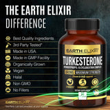 Earth Elixir Turkesterone dosage facile pour une routine simple