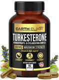 Earth Elixir Turkesterone flacon pour récupération et énergie naturelle