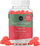 Gommes Earth & Elle vegan en forme coeur rouge saveur framboise idéale pour une routine beauté quotidienne