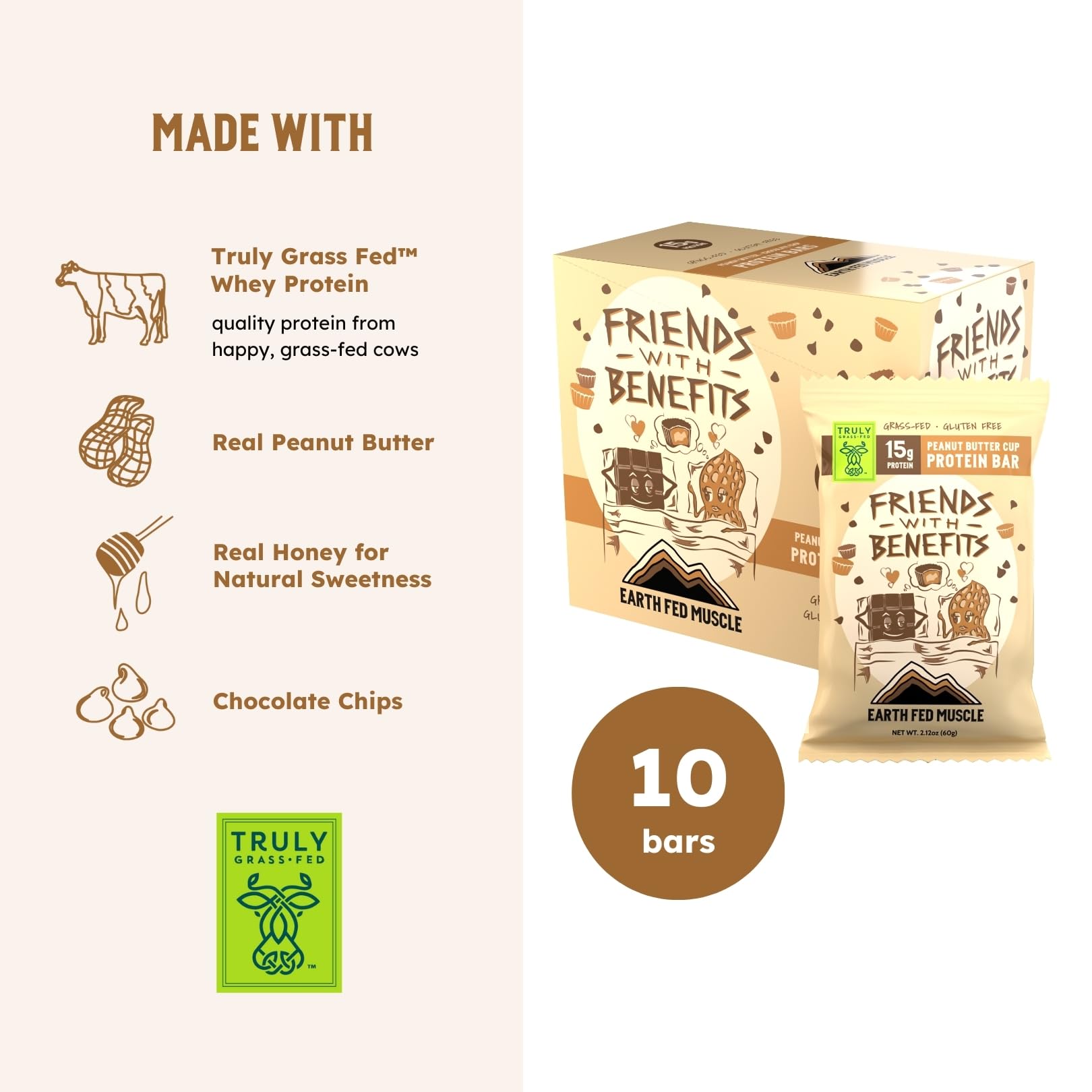 Sans gluten et sans OGM, Earth Fed Muscle