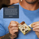 Texture crémeuse et riche, barre Earth Fed Muscle chocolat