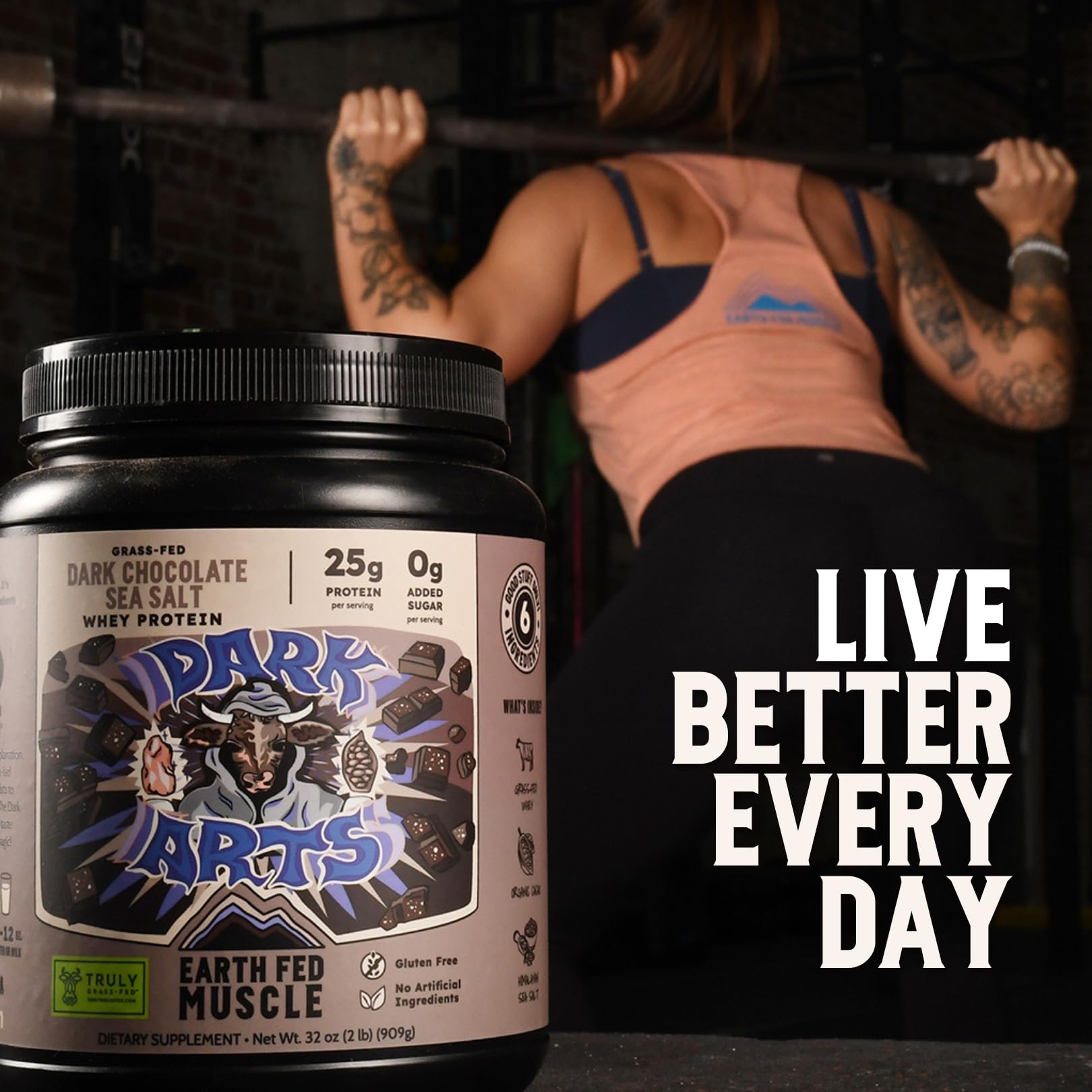 Earth Fed Muscle Dark Arts proteine isolat hydrolysee, digestibilité optimisée.