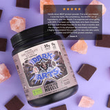 Earth Fed Muscle Dark Arts protéine whey issue de vaches en pâturage irlandais.