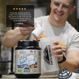 Earth Fed Muscle Whey Back 29 portions, dosage fiable pour objectifs protéinés
