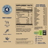 Earth Fed Muscle Whey Back goût vanille, souvenir gourmande et aroma séduisant
