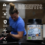 Earth Fed Muscle Whey Back préparation facile dans eau ou lait