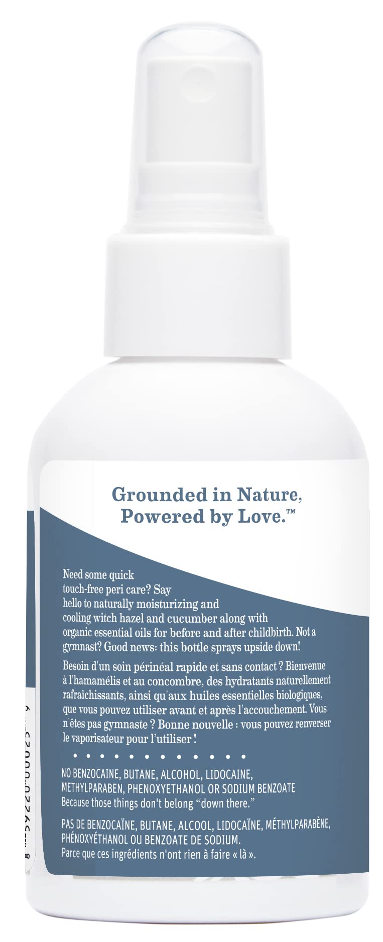 Earth Mama Spray périnéal: stockez au réfrigérateur pour un refroidissement supplémentaire.