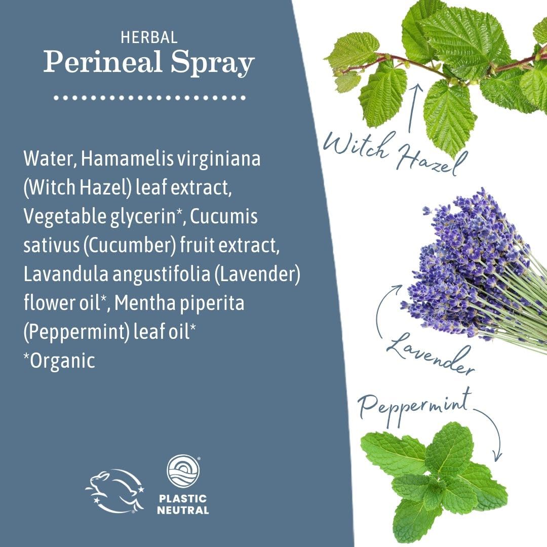 Earth Mama Spray périnéal: sans additifs nocifs pour un soin intime sûr.