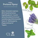 Earth Mama Spray périnéal: sans additifs nocifs pour un soin intime sûr.