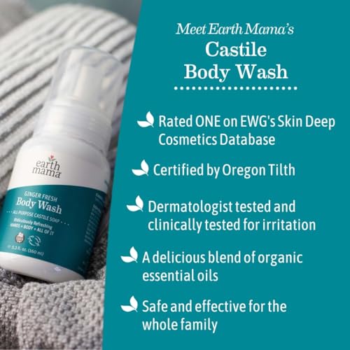 Earth Mama usage quotidien-mains-corps : savon efficace et doux.