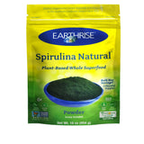 Earthrise spiruline naturelle dans un bocal, source pratique de vitamines et minéraux