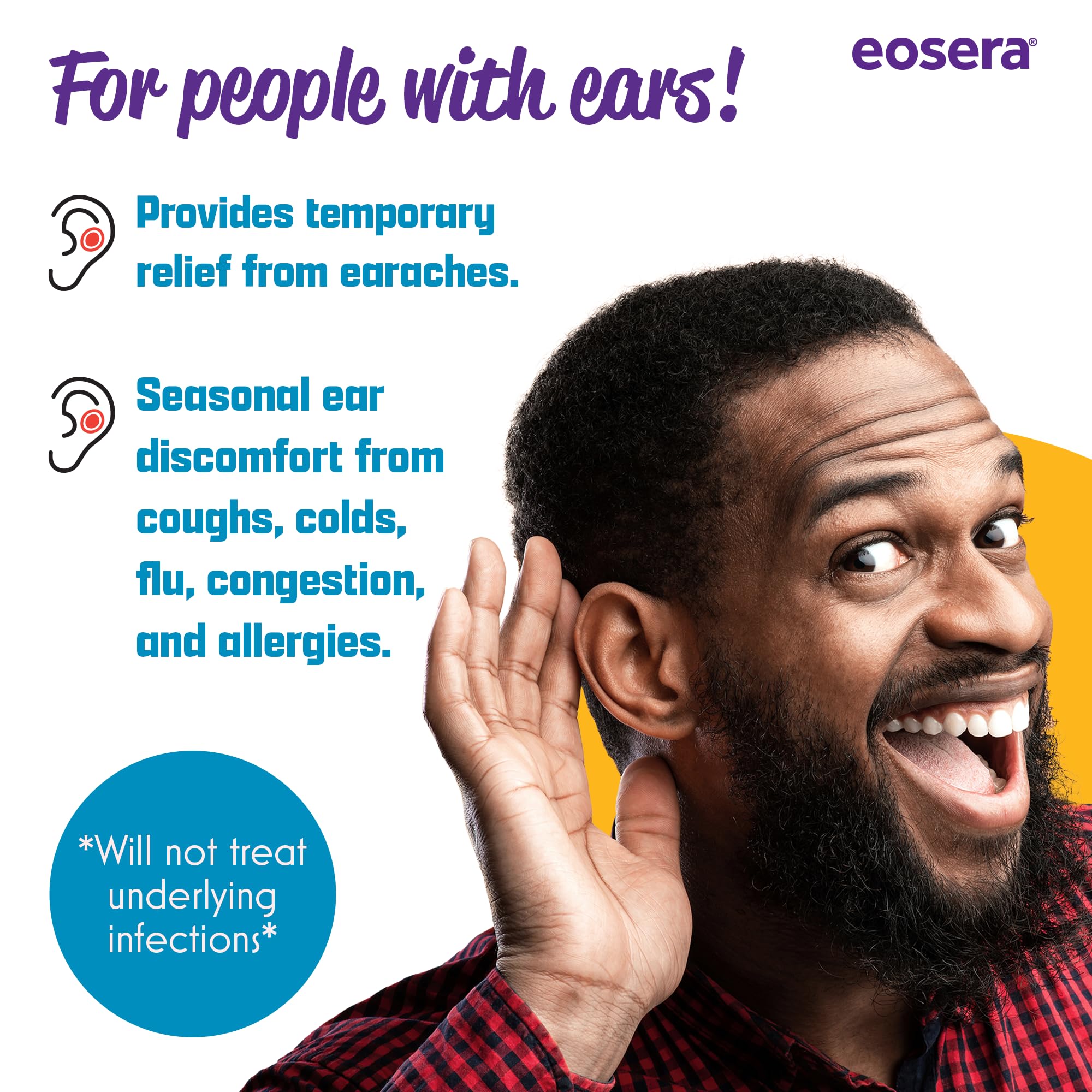 Application en 3 étapes avec Earwax MD pour oreille