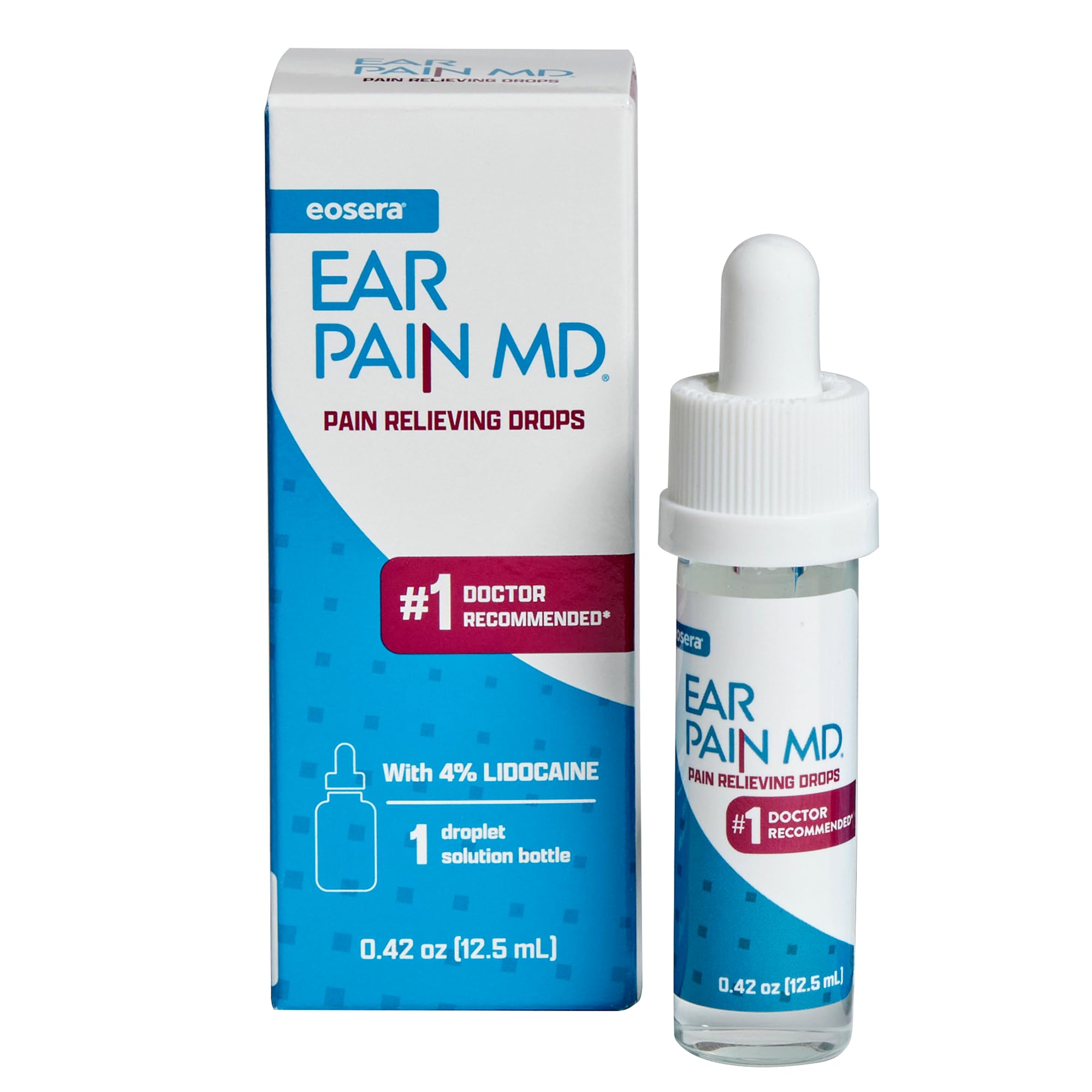 Earwax MD gouttes oreille 4% lidocaïne dans un flacon pour soulagement rapide