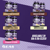 EAS 100% Platinum — gout-chocolat-glace, goût riche et degustation agréable.