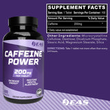 EAS Caffeine Power : tablettes visibles pour une approche rapide de la vigilance.