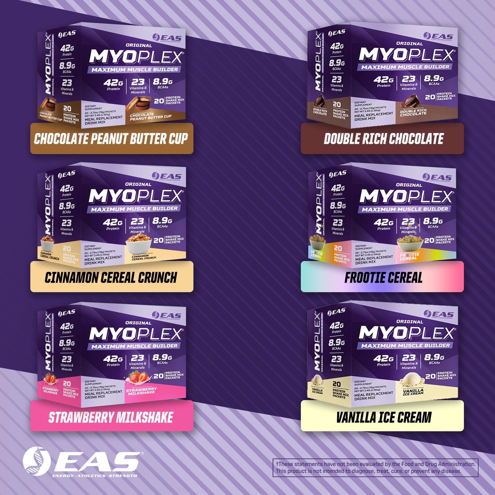 Sachet individuel EAS Myoplex pour portions pratiques