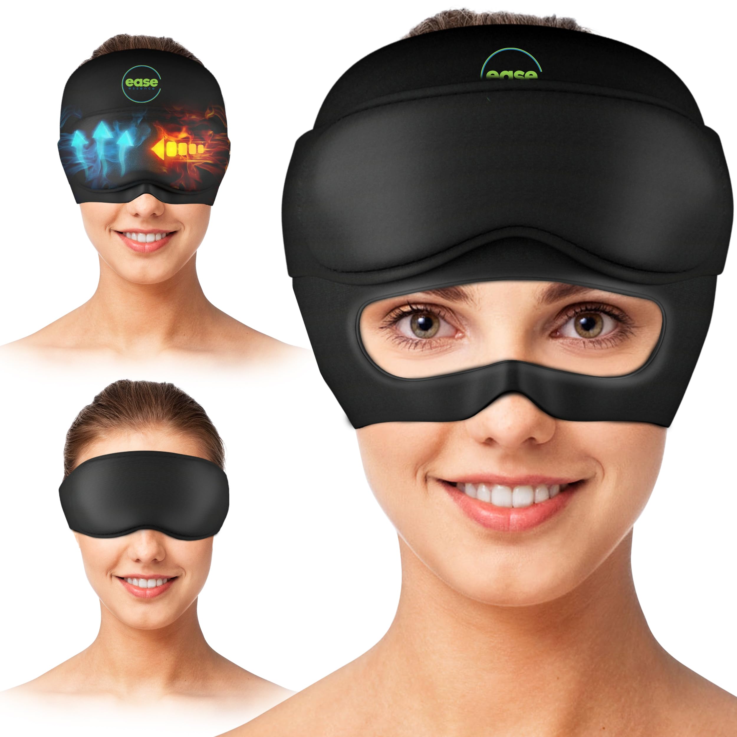 Ease Essence casquette-relief-douleur-tete vue avant, confort 360°.