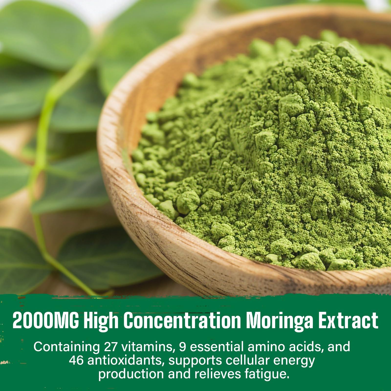 Préparation rapide dans eau ou smoothie avec Moringa Easinloty.