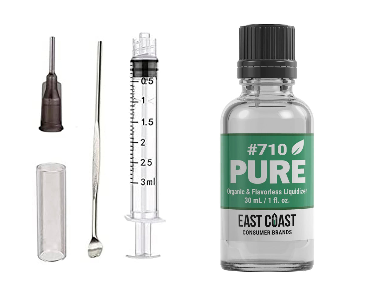 East Coast Terpenes Liquéfieur pur sans saveur pour des extraits transformés en huile fluide facilement.