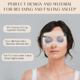 Masque EASTEER design 3D pour un confort oculaire, violet sans pression.