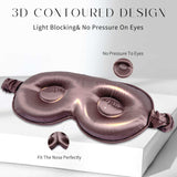 Masque EASTEER à double couche sombre violet pour une obscurité efficace.