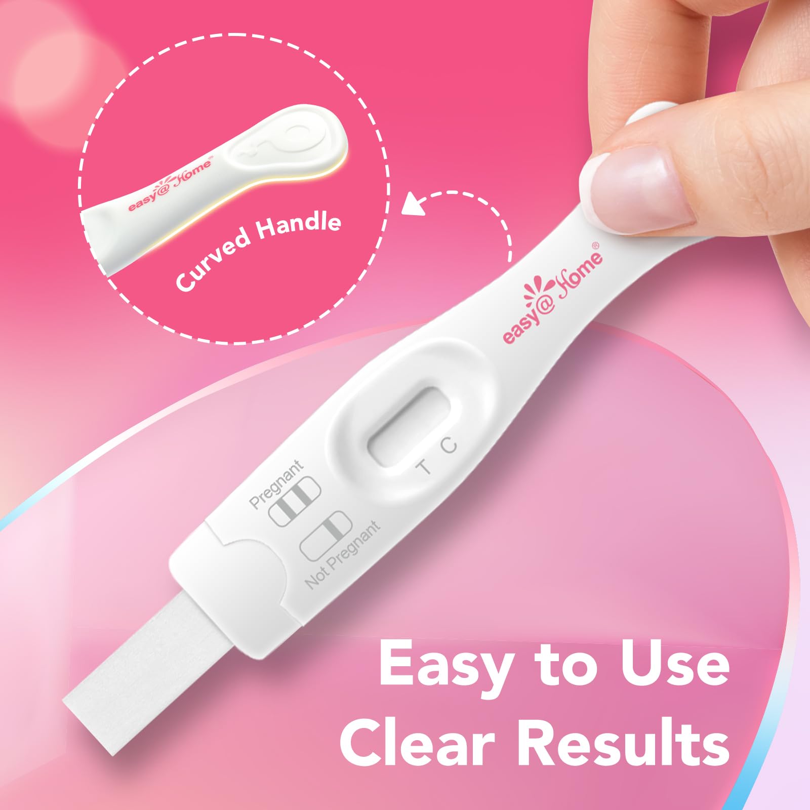 Easy@Home – test de grossesse simple à utiliser en 5 à 10 secondes.