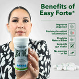 Easy Forte capsules naturelles favorisant le confort digestif et la régularité.