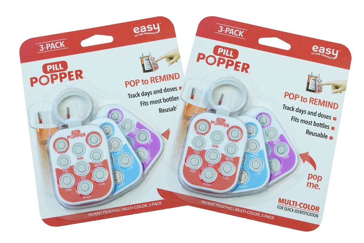 Easy To Use Products Pill Popper aperçu avant: rappel visuel des doses quotidiennes