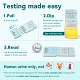 Easy@Home bandes de test 5-panel, vérification rapide à domicile.