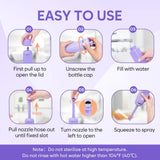 Easy@Home bidet portable étanche sans fuite pour éviter les éclaboussures.