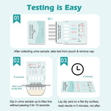 Test dip Easy@Home 5-panneaux COC pour dépistage rapide.