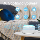 EasyHome Sleep Sound Machine, 12 éclairages nocturnes pour une ambiance doucе et sécurisante.