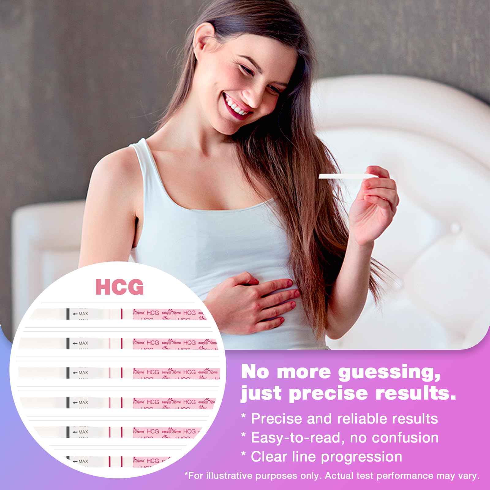 Easy@Home test ovulation immersion dans l’urine: détection rapide en quelques secondes.