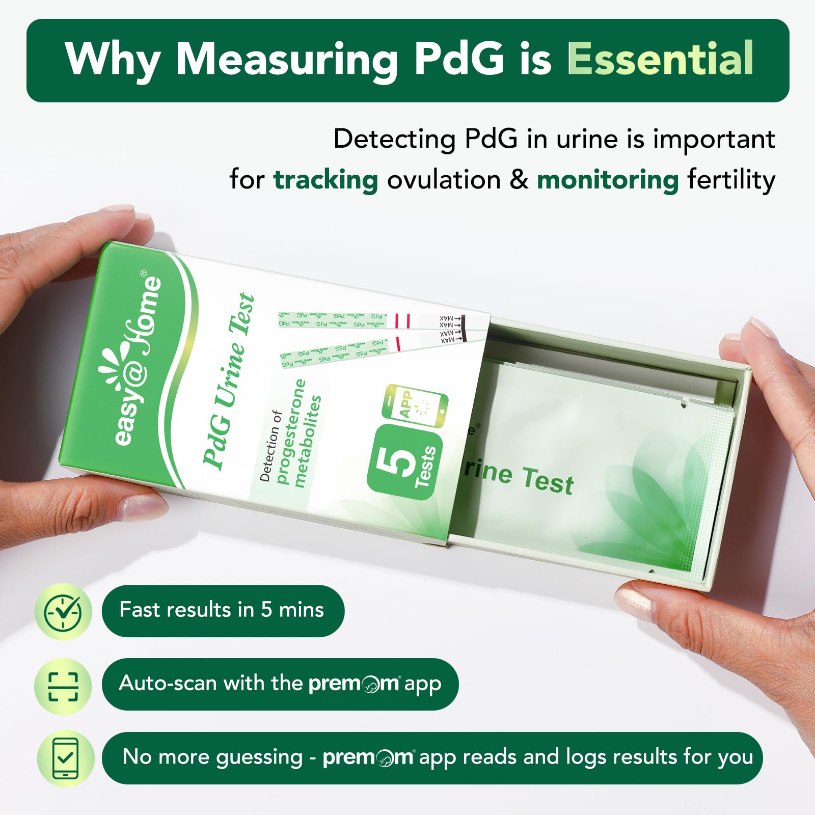 Easy@Home PdG Strips — lecture des résultats en 5 à 10 minutes