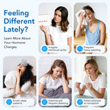 Easy@Home Premom app écran de suivi clair des résultats.