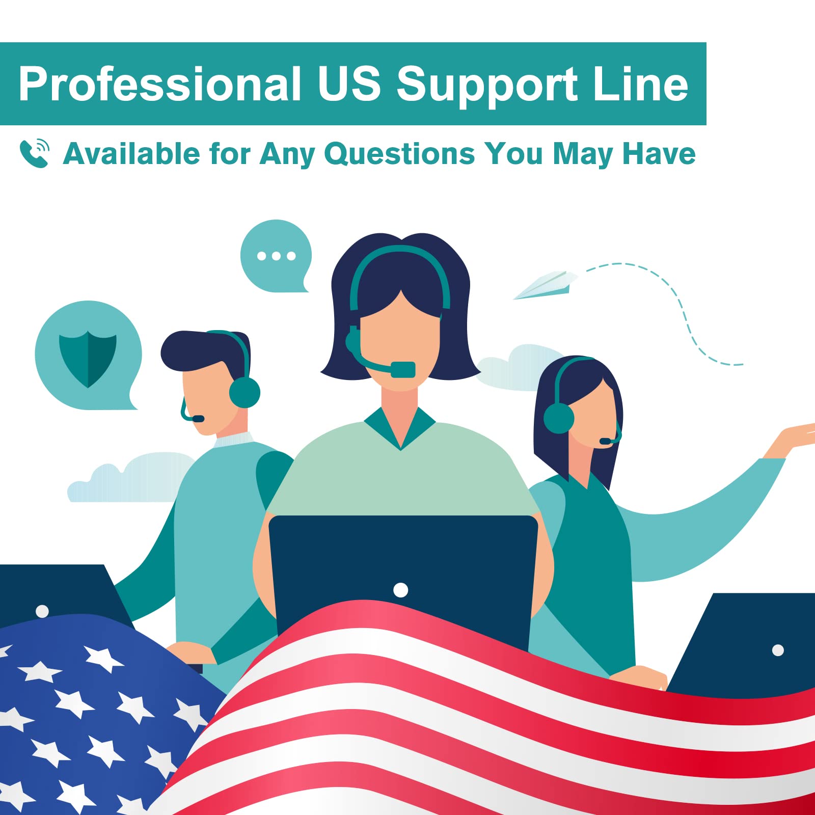 Easy@Home support client US, équipe prête à aider.