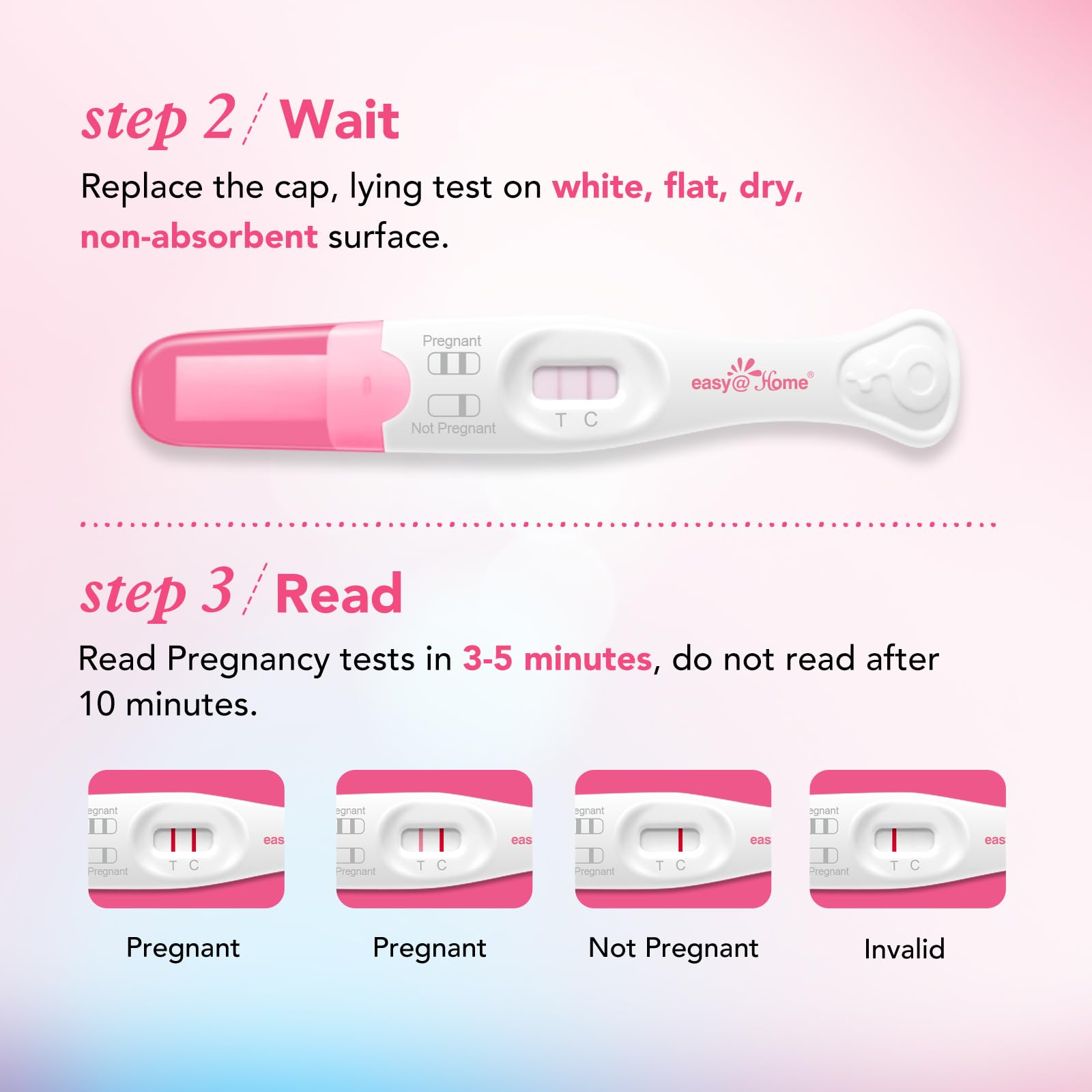 Easy@Home test grossesse lecture rapide et fiable dans le confort domestique