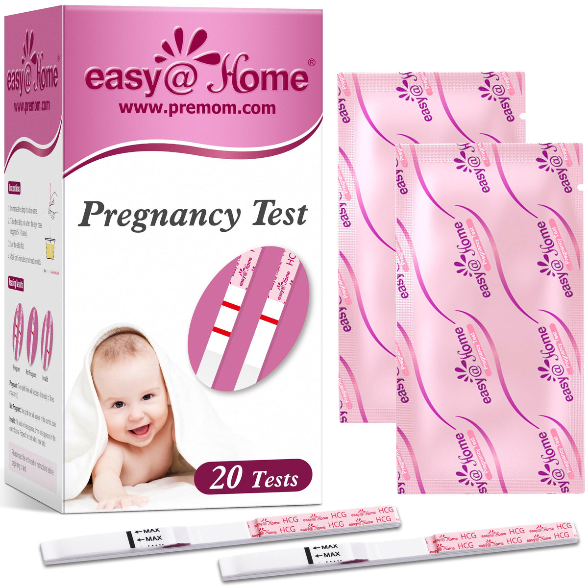 Easy@Home pack 20 bandes, dépistage précoce à domicile.