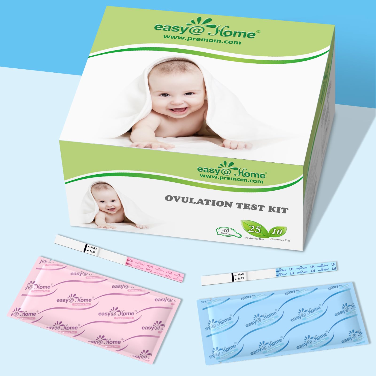 Easy@Home test ovulation précis et simple à lire