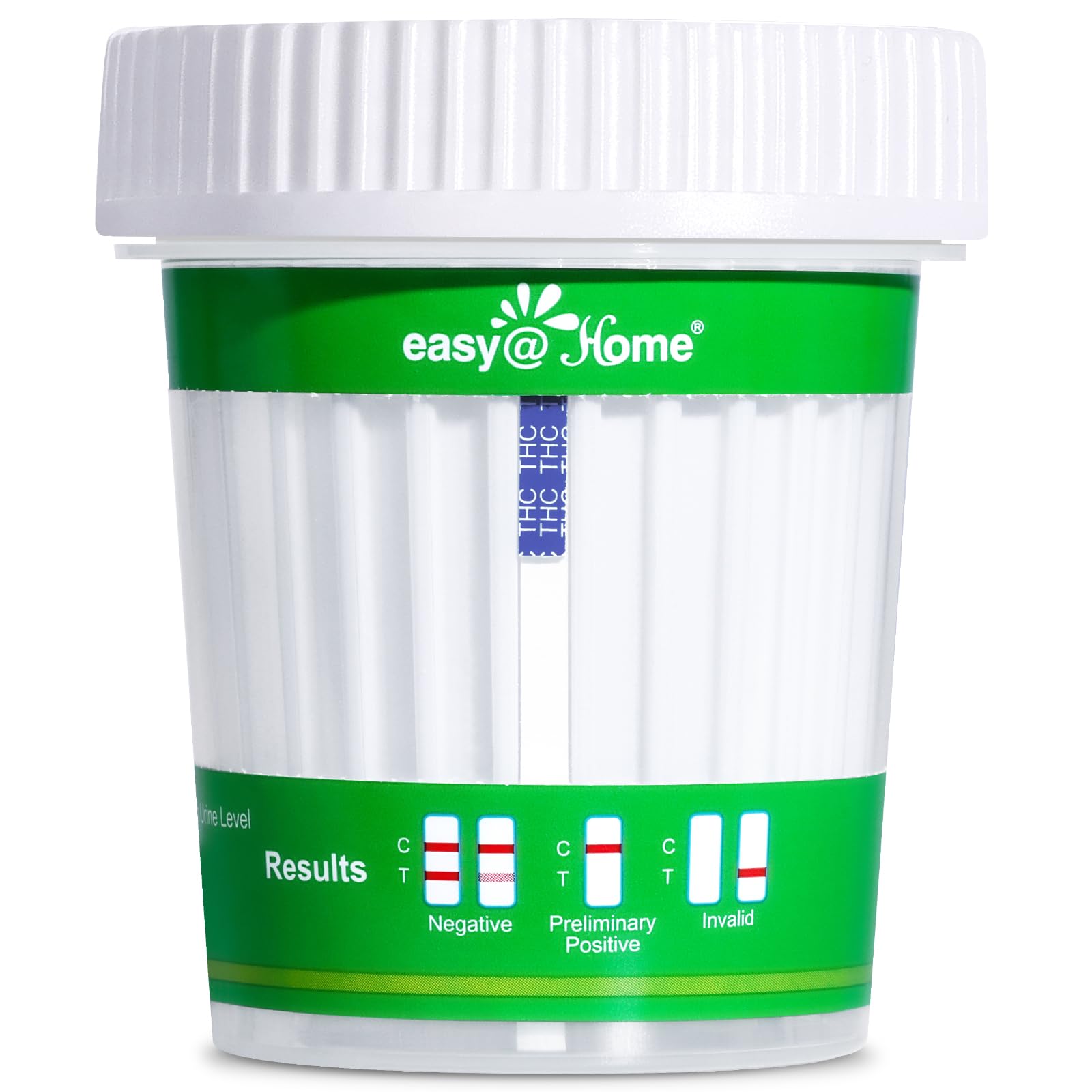 Easy@Home gobelet-test THC pour urine, lecture rapide.