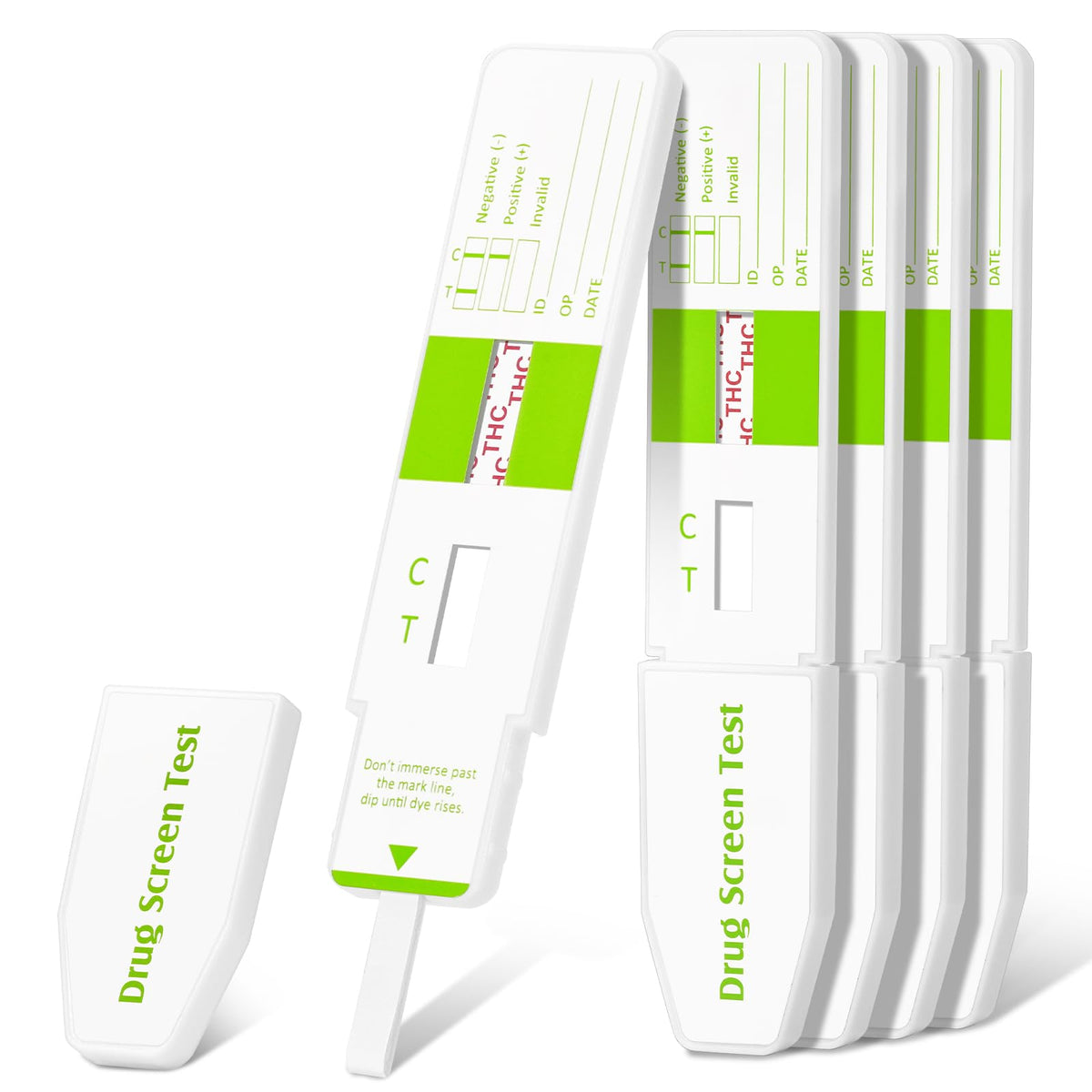 Easy@Home test-dip-card-pack12: dépistage rapide à domicile avec le kit THC.