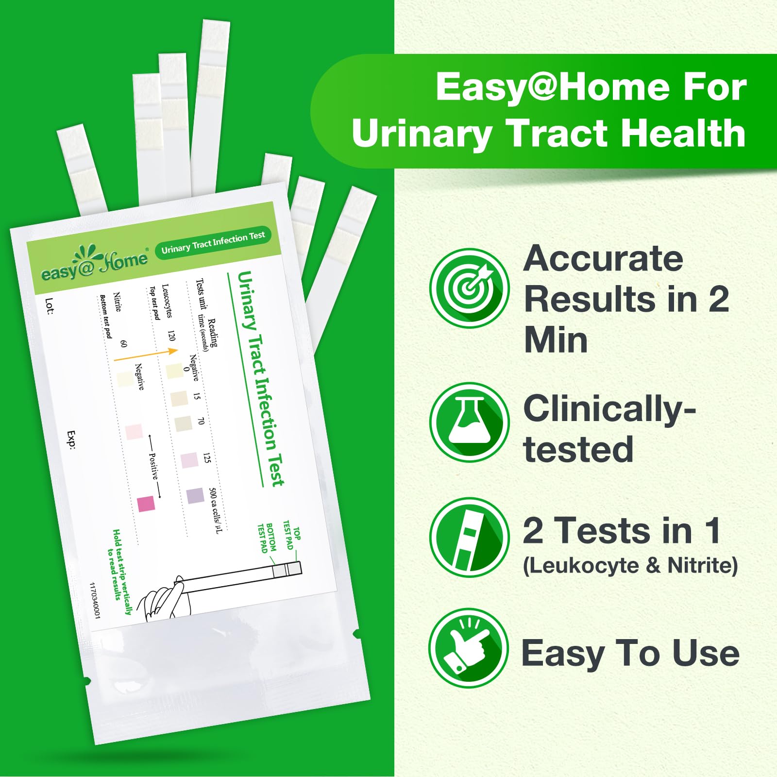 Easy@Home UTI 20P – poche individuelle préservant la fraîcheur et l’hygiène