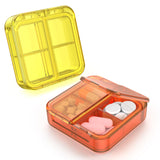 Easyhope boîte pilules 4 compartiments, ouverte, portable et pratique en déplacement