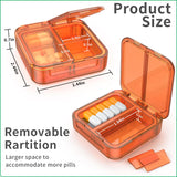 Easyhope couvercle double et étanchéité protège vos pilules en voyage