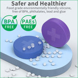 Easyhope boîte pilules étanche en silicone, protège contre l'humidité.