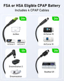 EASYLONGER ES720 port DC connecté CPAP sans convertisseur.